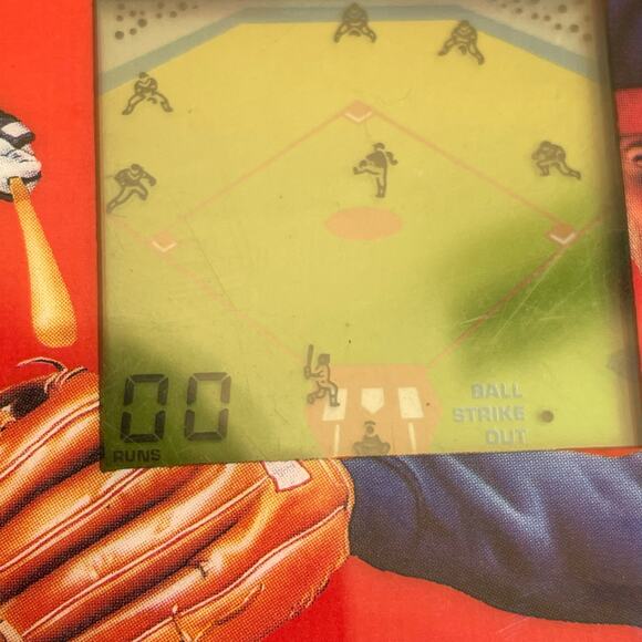 Vintage Tiger Electronics Handheld Baseball Game 1988 Toy Tested & Works - Picture 3 of 16